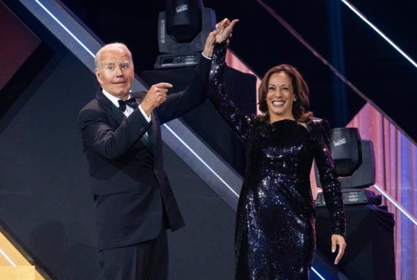 Kamala Harris and Joe Biden