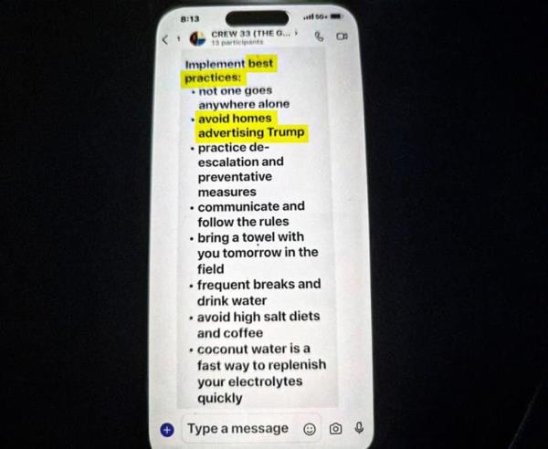 A FEMA emergency management employee named Marni Washington has allegedly been fired over claims that she told members of her FEMA Crew 33 to skip over helping homes with Trump lawn signs when respo<em></em>nding to Hurricane Milton people in need.