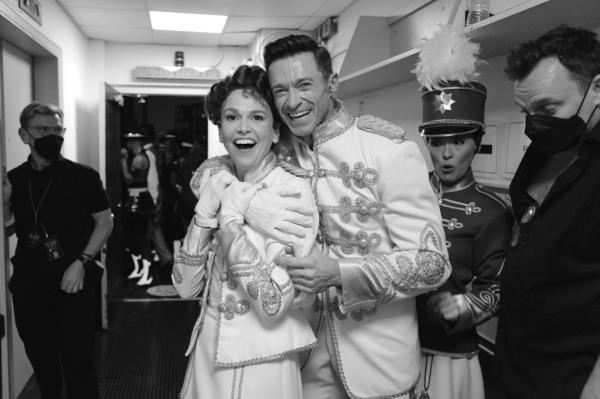 Sutton Foster and Hugh Jackman at the 2022 Tony Awards