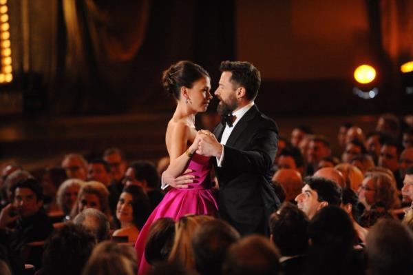 Sutton Foster, Hugh Jackman at the 68th Annual Tony Awards