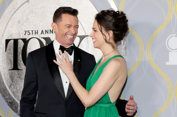 Hugh Jackman and Sutton Foster at the 2022 Tony Awards