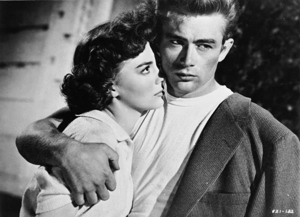 Natalie Wood and James Dean in "Rebel Without a Cause" (1955).