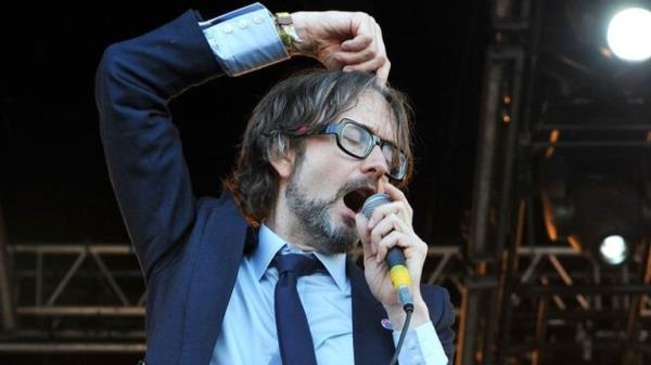 British band Pulp perform on the Arena Stage as 'surprise guests' at Glasto<em></em>nbury Festival in Glastonbury, England on Saturday June 25, 2011. (AP Photo/Mark Allan)


