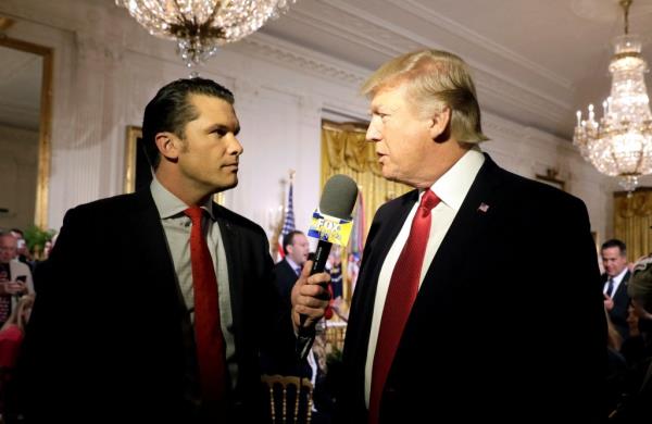 Pete Hegseth, Do<em></em>nald Trump